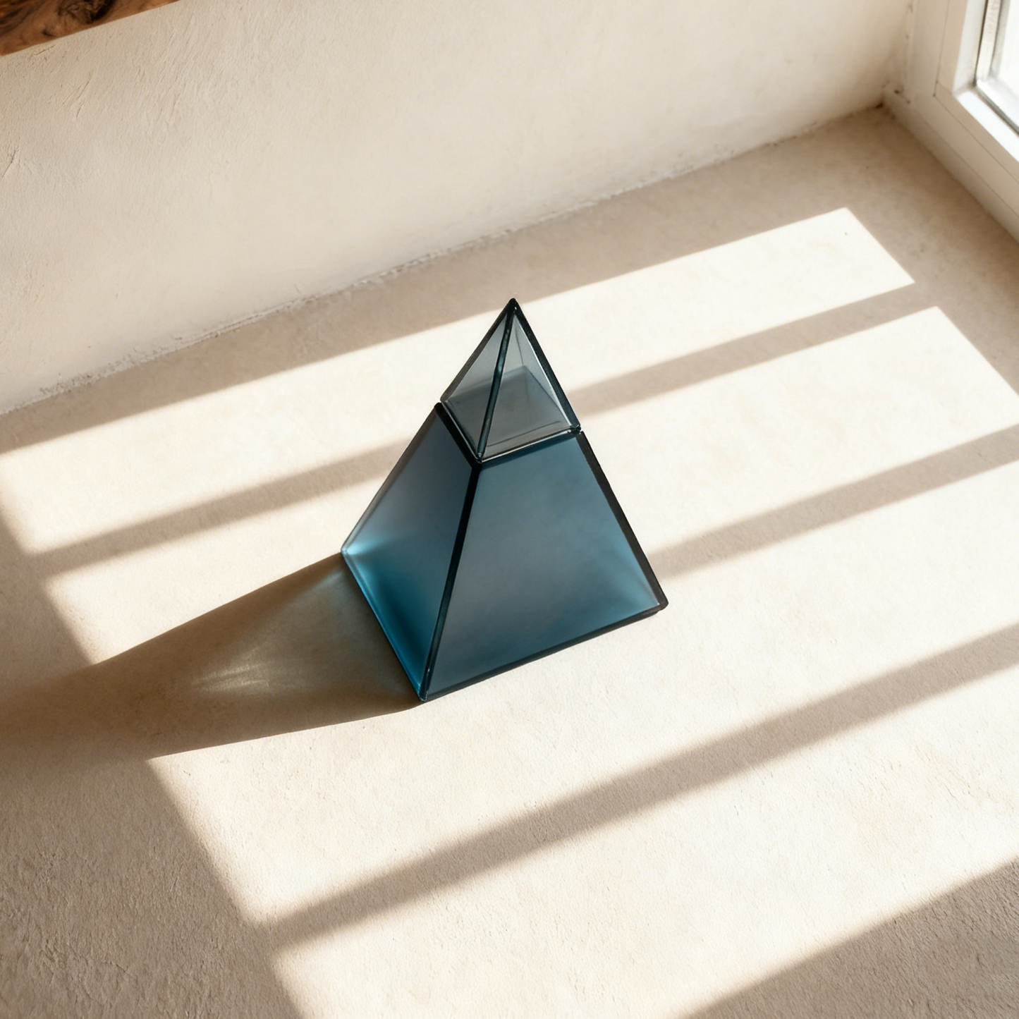 Háromdimenziós kék aromaterápiás átlátszó doboz (3 darab)