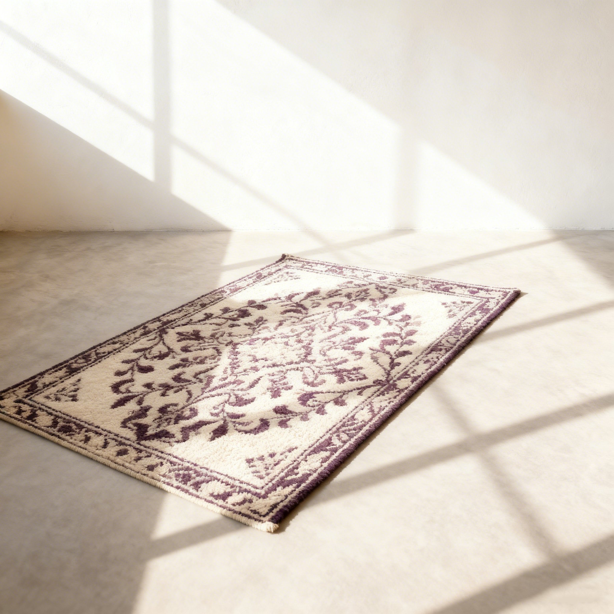 T&eacute;glalap alak&uacute; meleg szőnyeg modern nappaliban