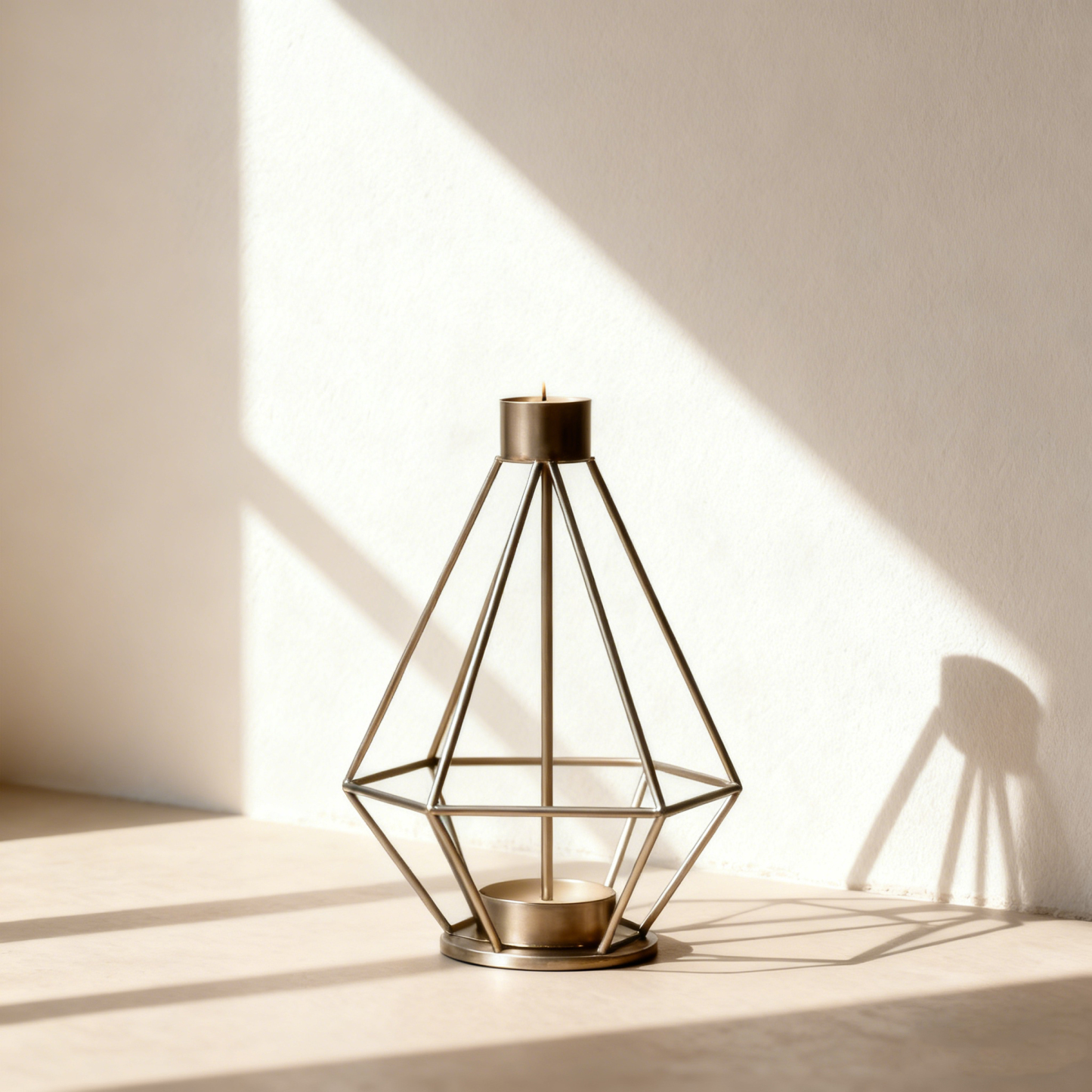 Fémes gyertyatartó díszek (5 darab)