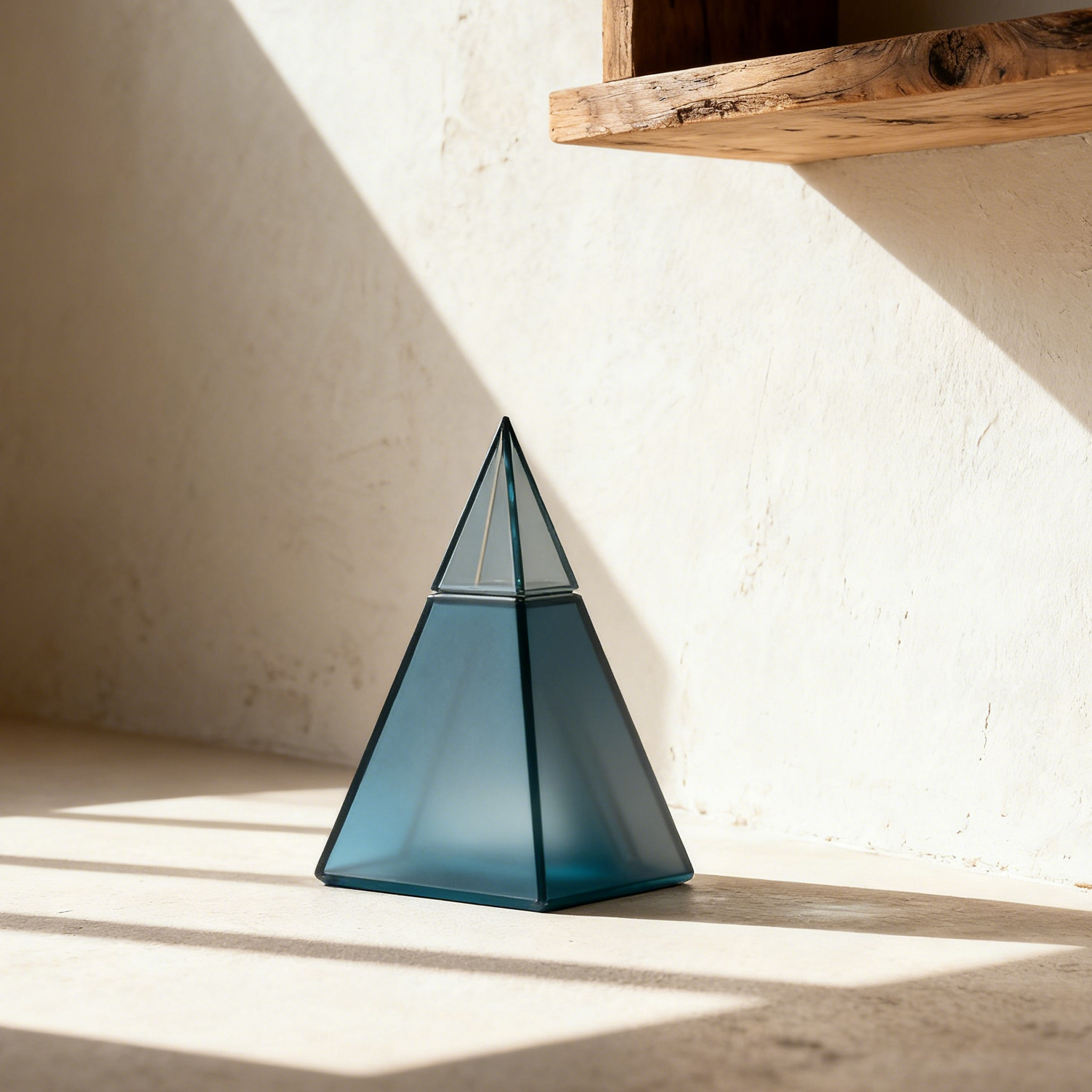 Háromdimenziós kék aromaterápiás átlátszó doboz (3 darab)