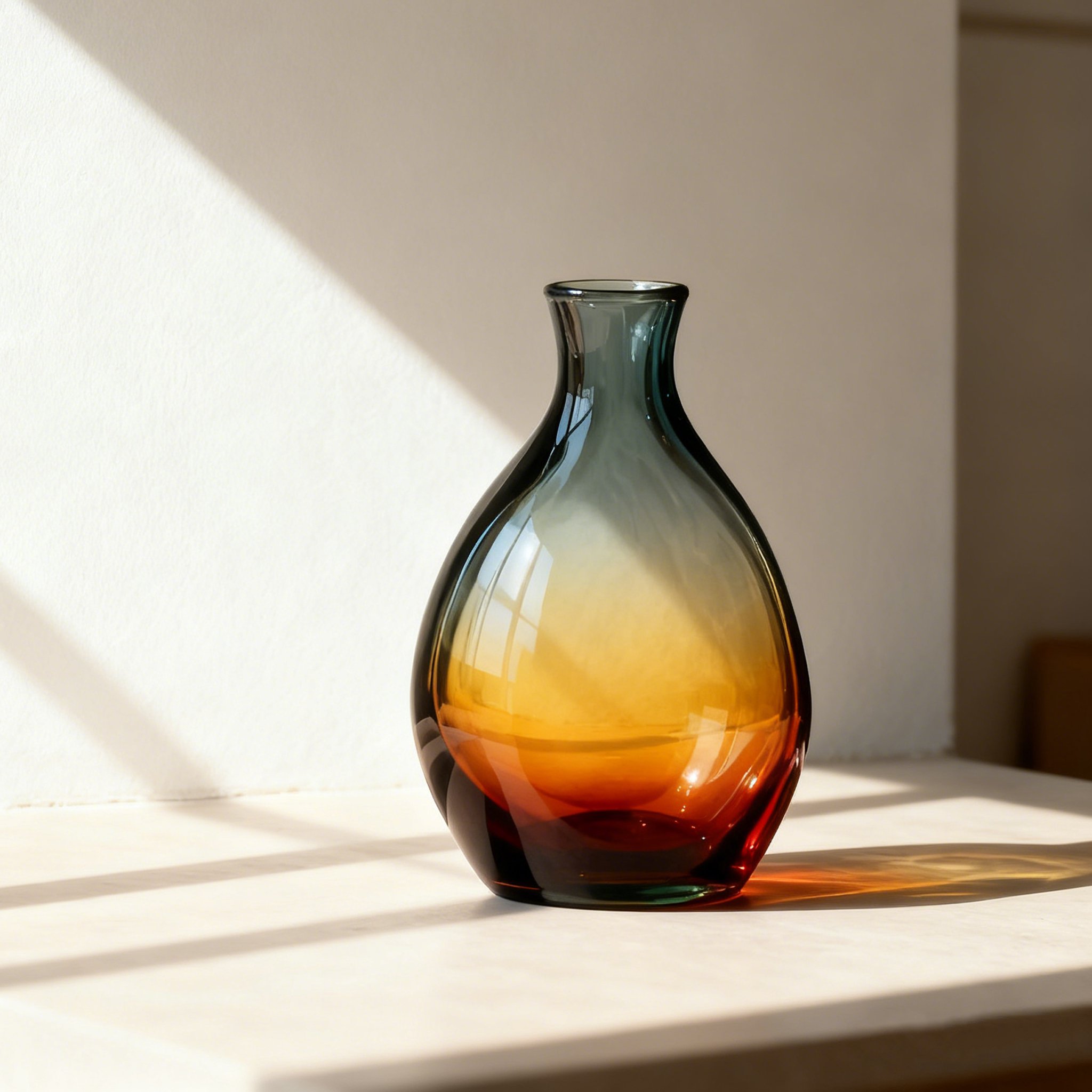 Gr&aacute;diens sz&iacute;nű v&aacute;za d&iacute;sz modern nappaliban