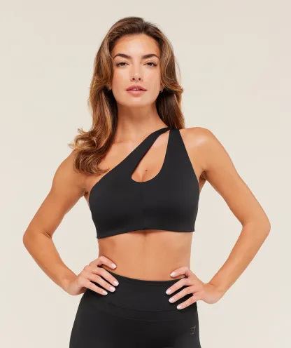 One Shoulder Sports Bra