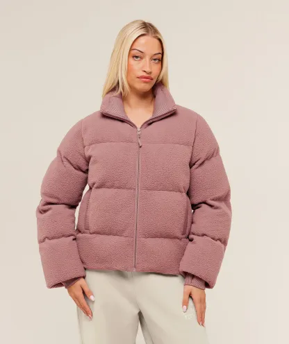 Sherpa Puffer Jacket