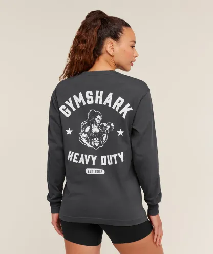 Heavy Duty Oversized Long Sleeve T-Shirt