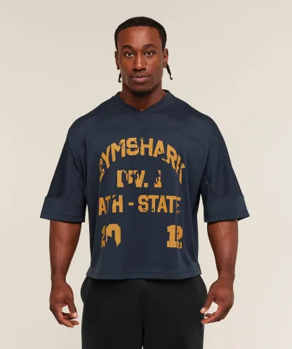 Graphic Mesh Oversized T-Shirt