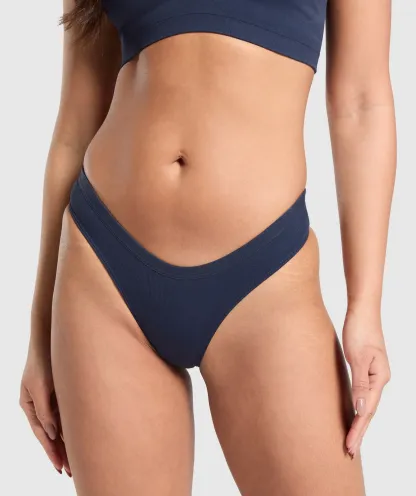 Seamless Dipped Front Thong