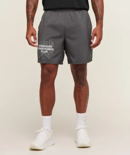 Hybrid Graphic 7" Shorts