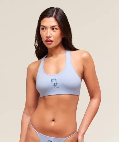 Deadlift Graphic Cotton Bralette