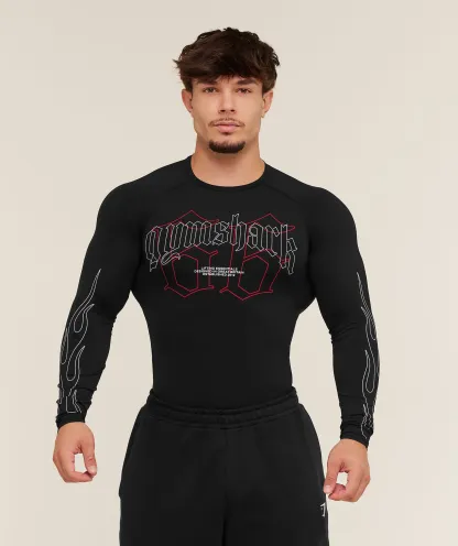 Outline Graphic Long Sleeve Baselayer