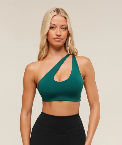 One Shoulder Sports Bra