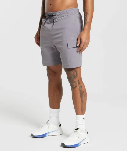 Stretch Woven Cargo Shorts