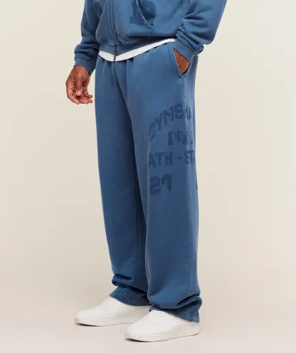 Collegiate Washed Wide Leg Jogger