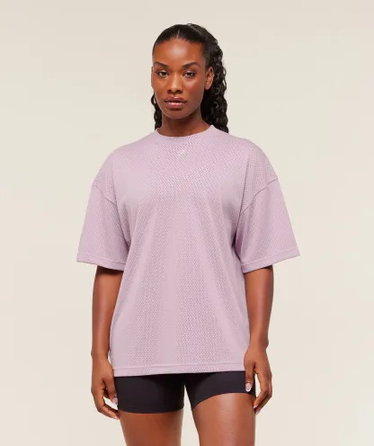 Lifting Mesh Oversized Tee