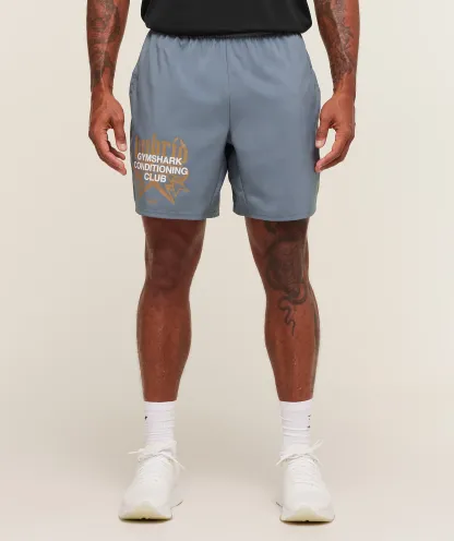 Hybrid Graphic 7" Shorts