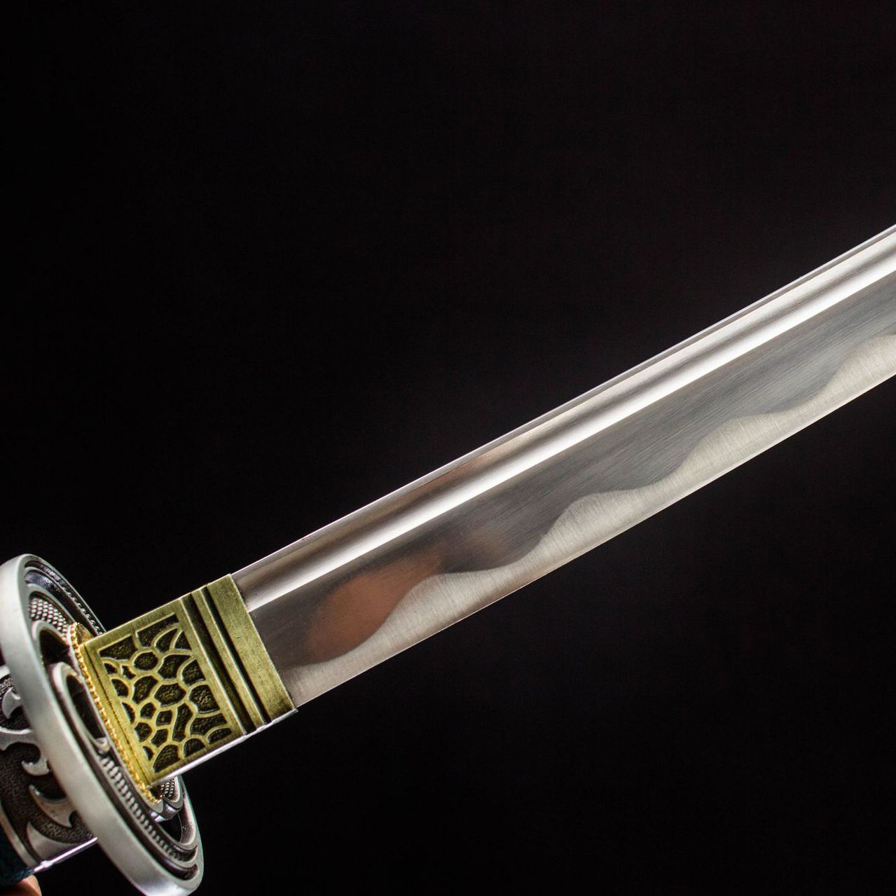 Growth Rune – Wood Element Katana Sword-KAGEFORGE5