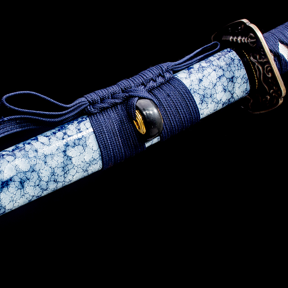 Blue Moondrop – Water Element Katana Sword-KAGEFORGE5