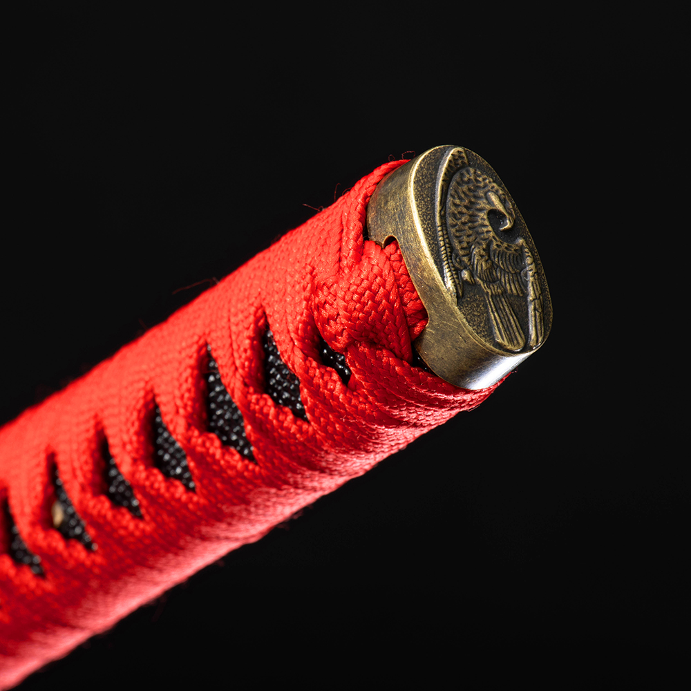Scarlet Whisper –  Fire Element Katana Sword-KAGEFORGE5