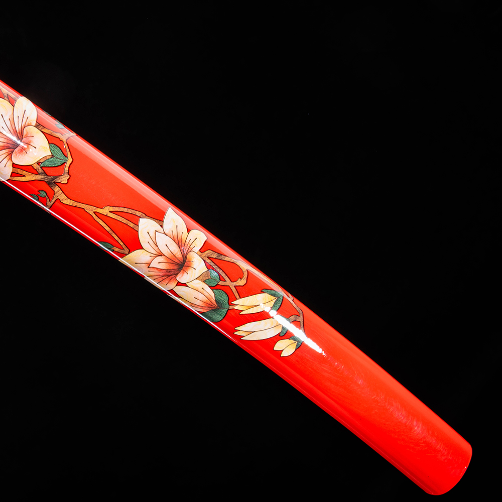 Scarlet Whisper –  Fire Element Katana Sword-KAGEFORGE5