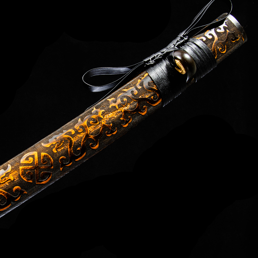 Silent Mirror – Metal Element Katana Sword-KAGEFORGE5