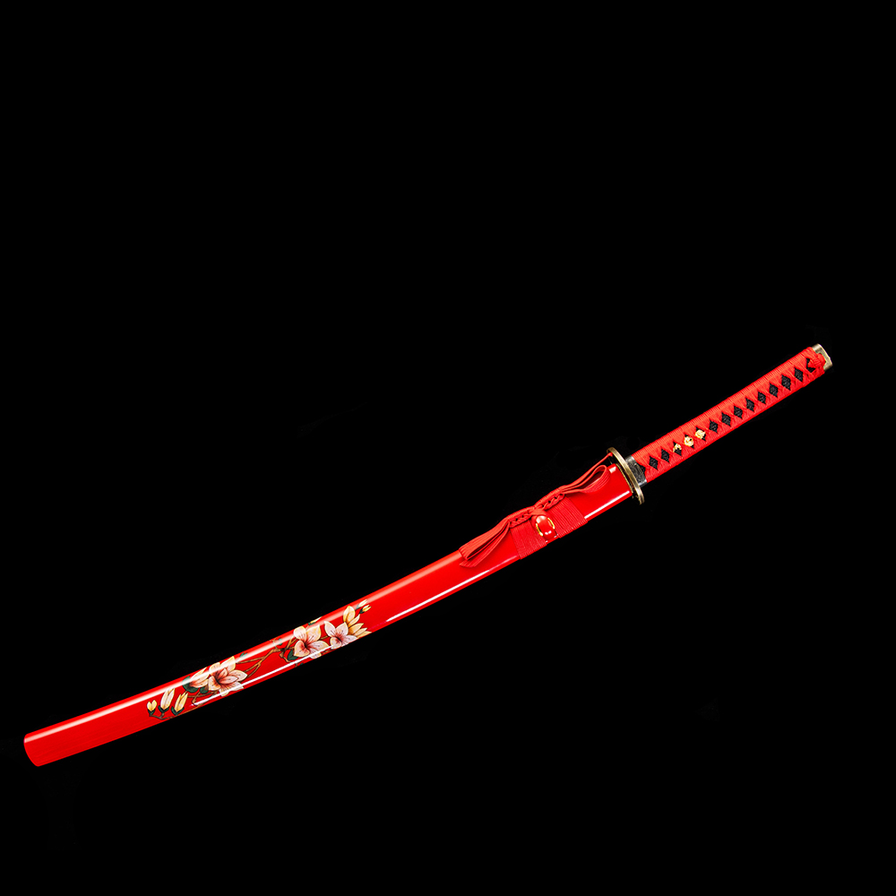 Scarlet Whisper –  Fire Element Katana Sword-KAGEFORGE5