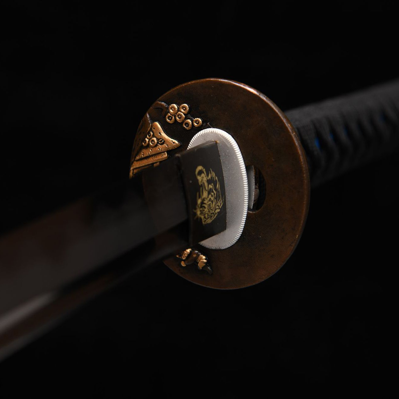 Steel Calm – Metal Element Katana Sword-KAGEFORGE5