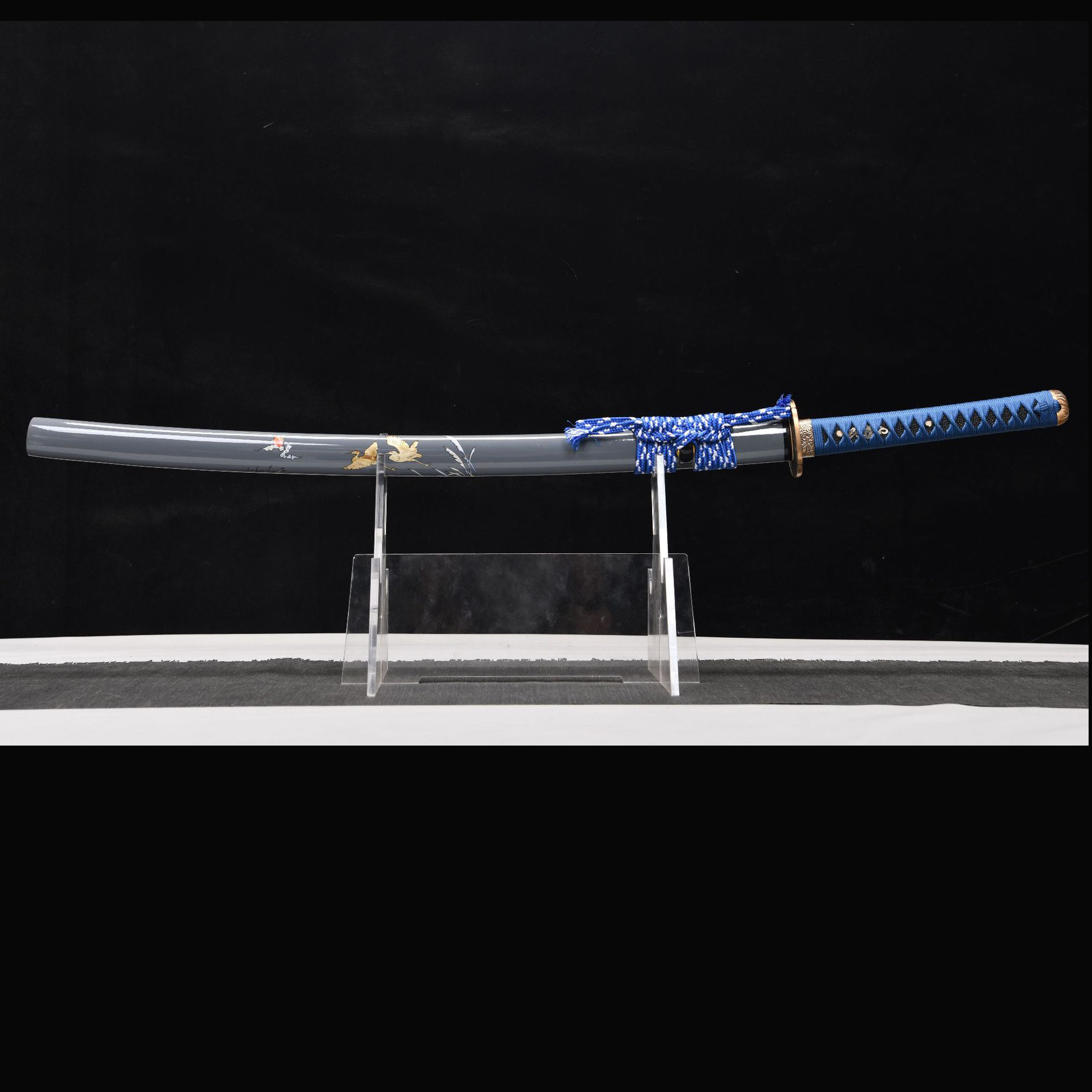Still Tide – Water Element Katana Sword-KAGEFORGE5