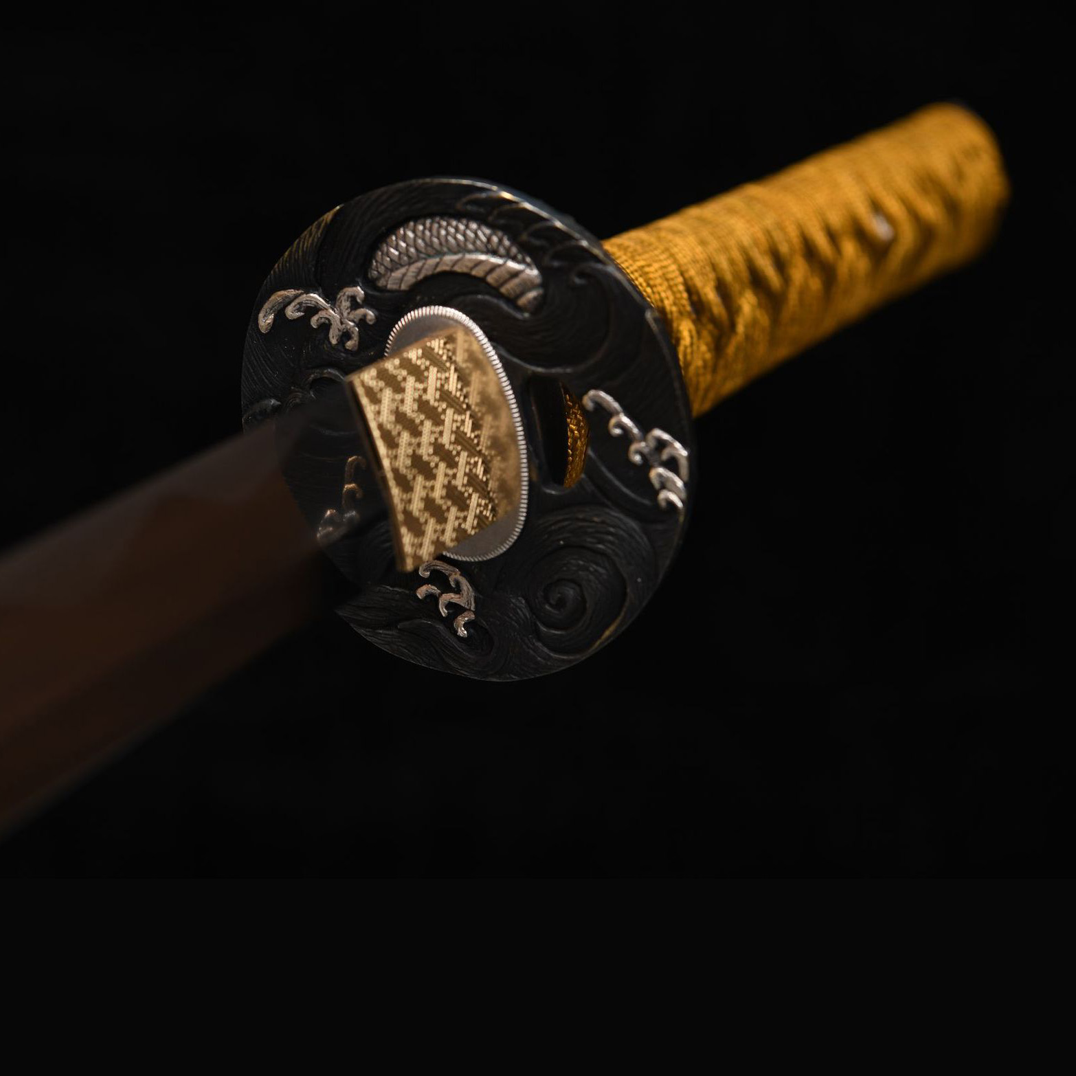 Ground Accord – Earth Element Katana Sword-KAGEFORGE5