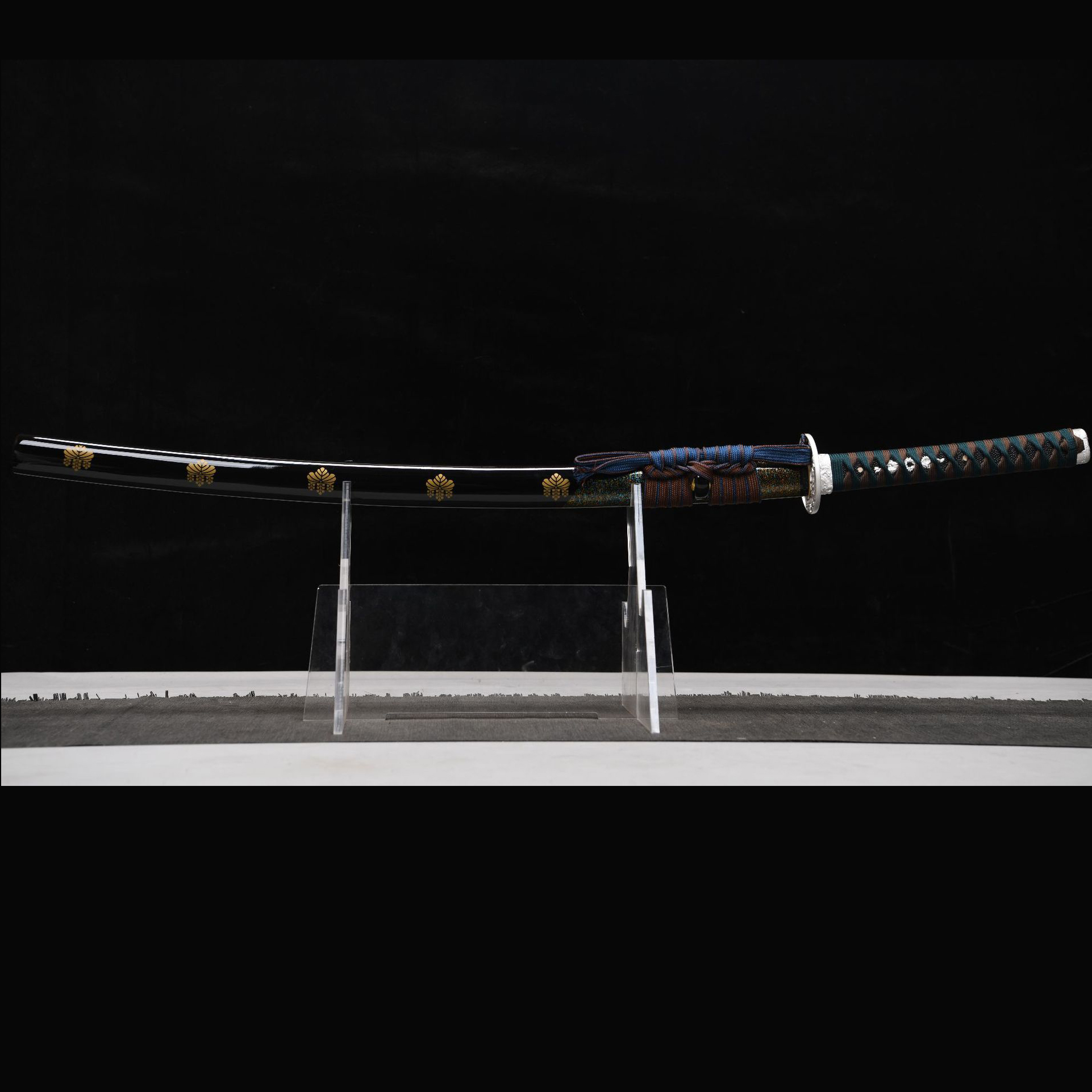 Gilded Resolve – Metal Element Katana Sword-KAGEFORGE5