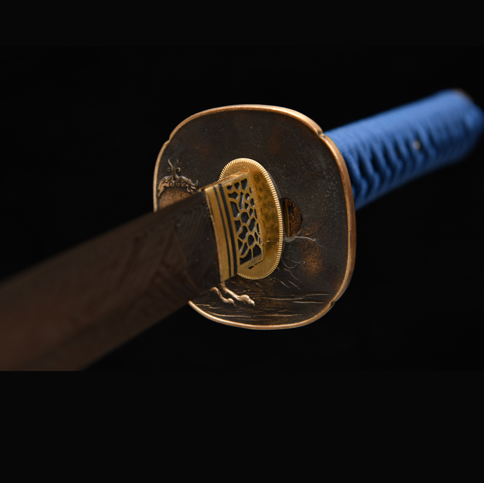 Still Tide – Water Element Katana Sword-KAGEFORGE5