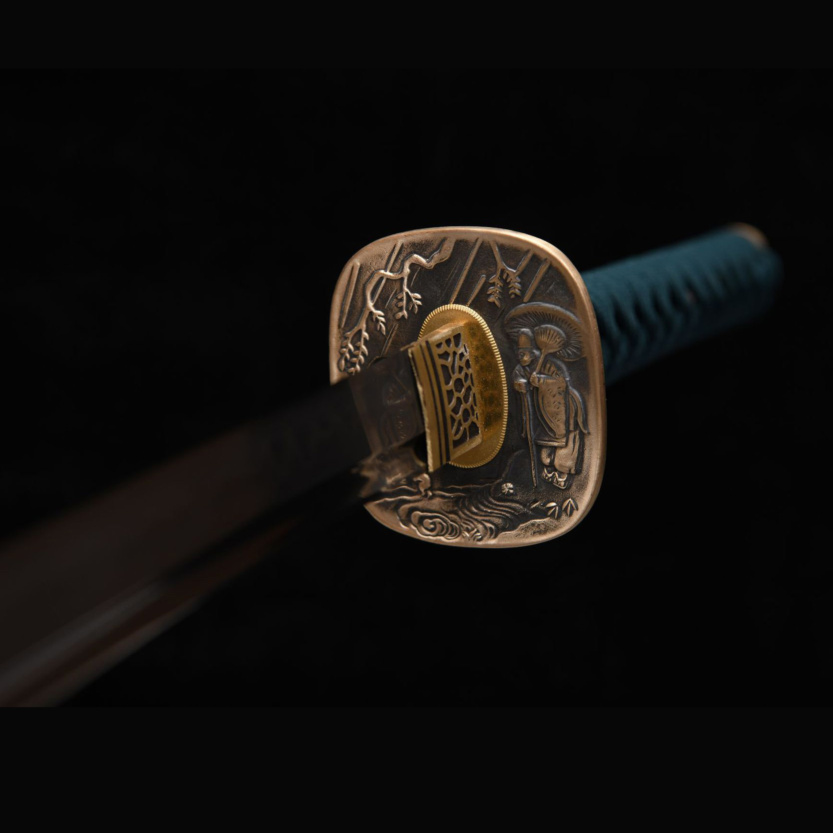 Everwood Oath – Wood Element Katana Sword-KAGEFORGE5