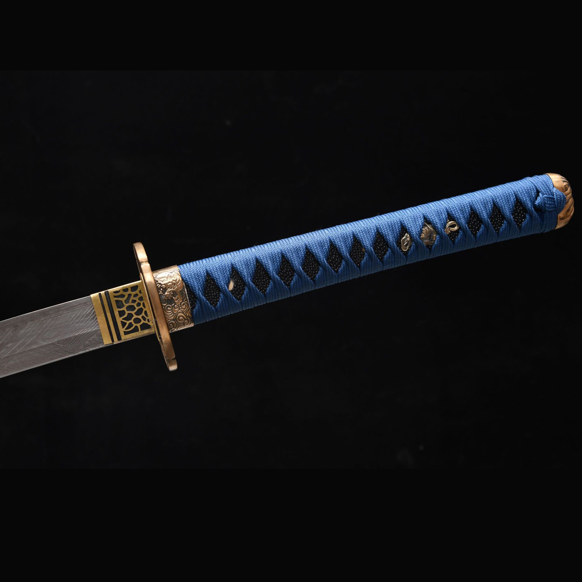 Still Tide – Water Element Katana Sword-KAGEFORGE5