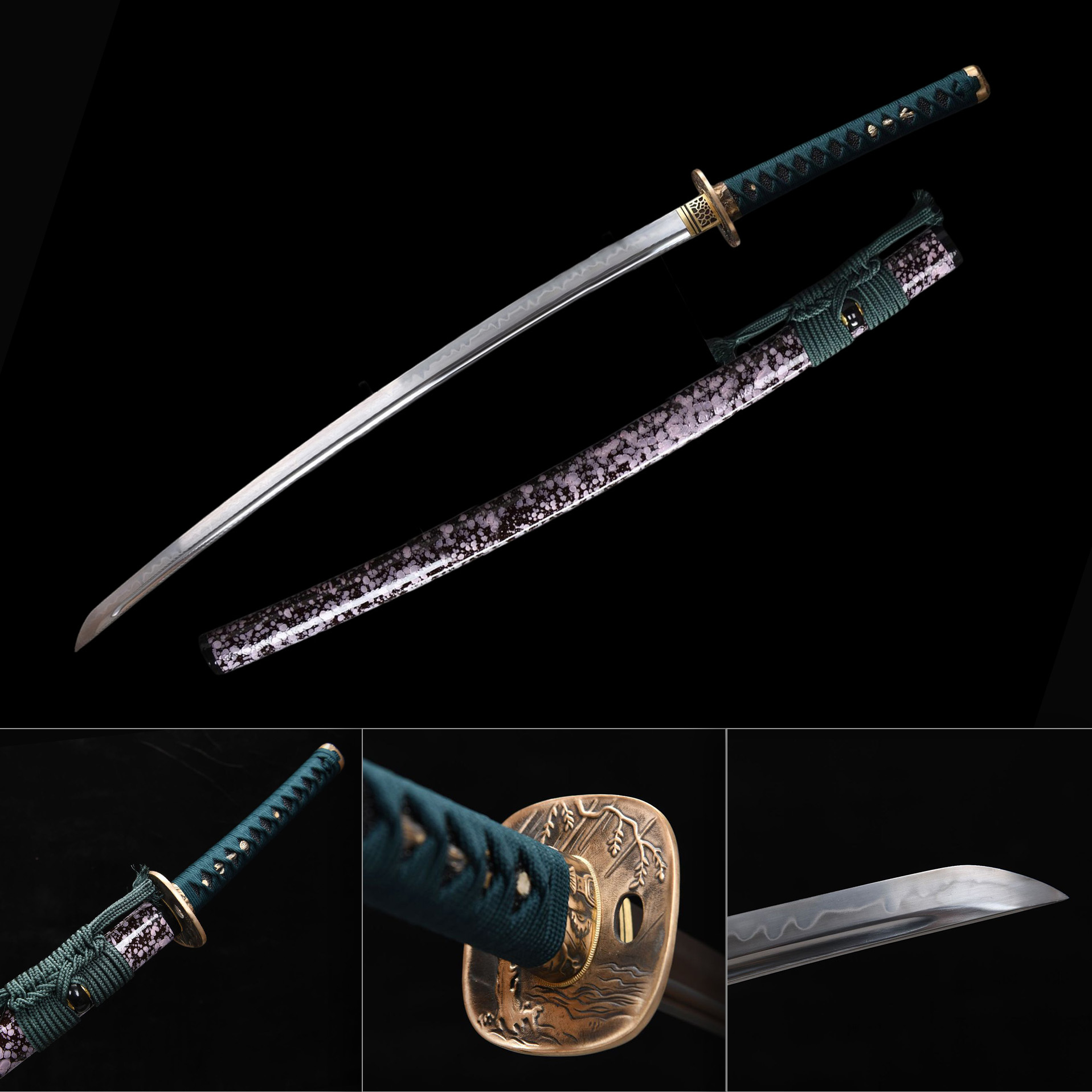 Everwood Oath – Wood Element Katana Sword-KAGEFORGE5