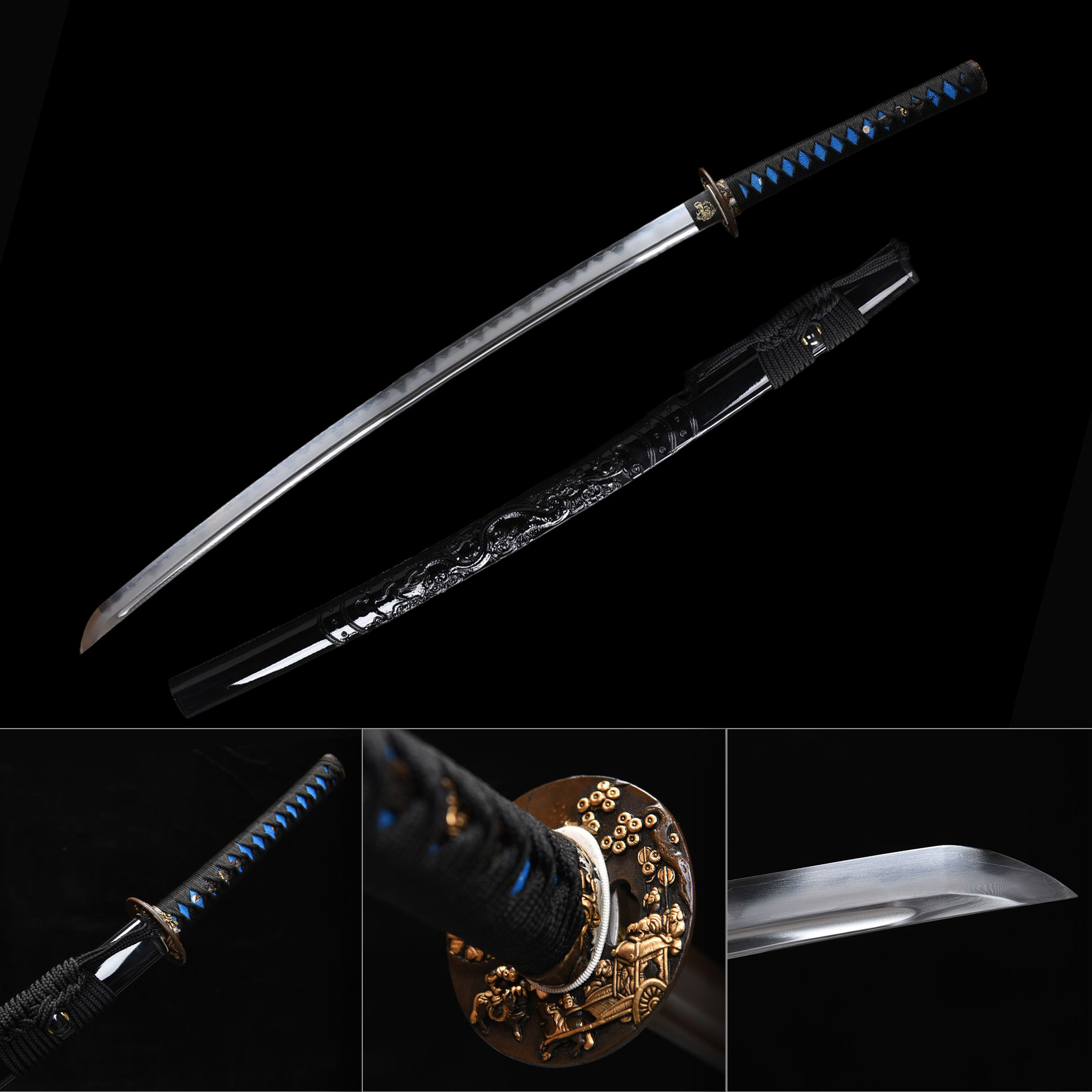 Steel Calm – Metal Element Katana Sword-KAGEFORGE5