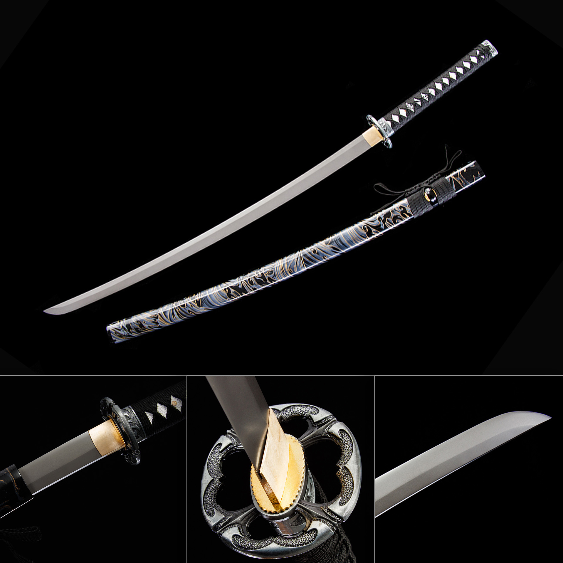 Edge Bloom  – Metal Element Katana Sword-KAGEFORGE5