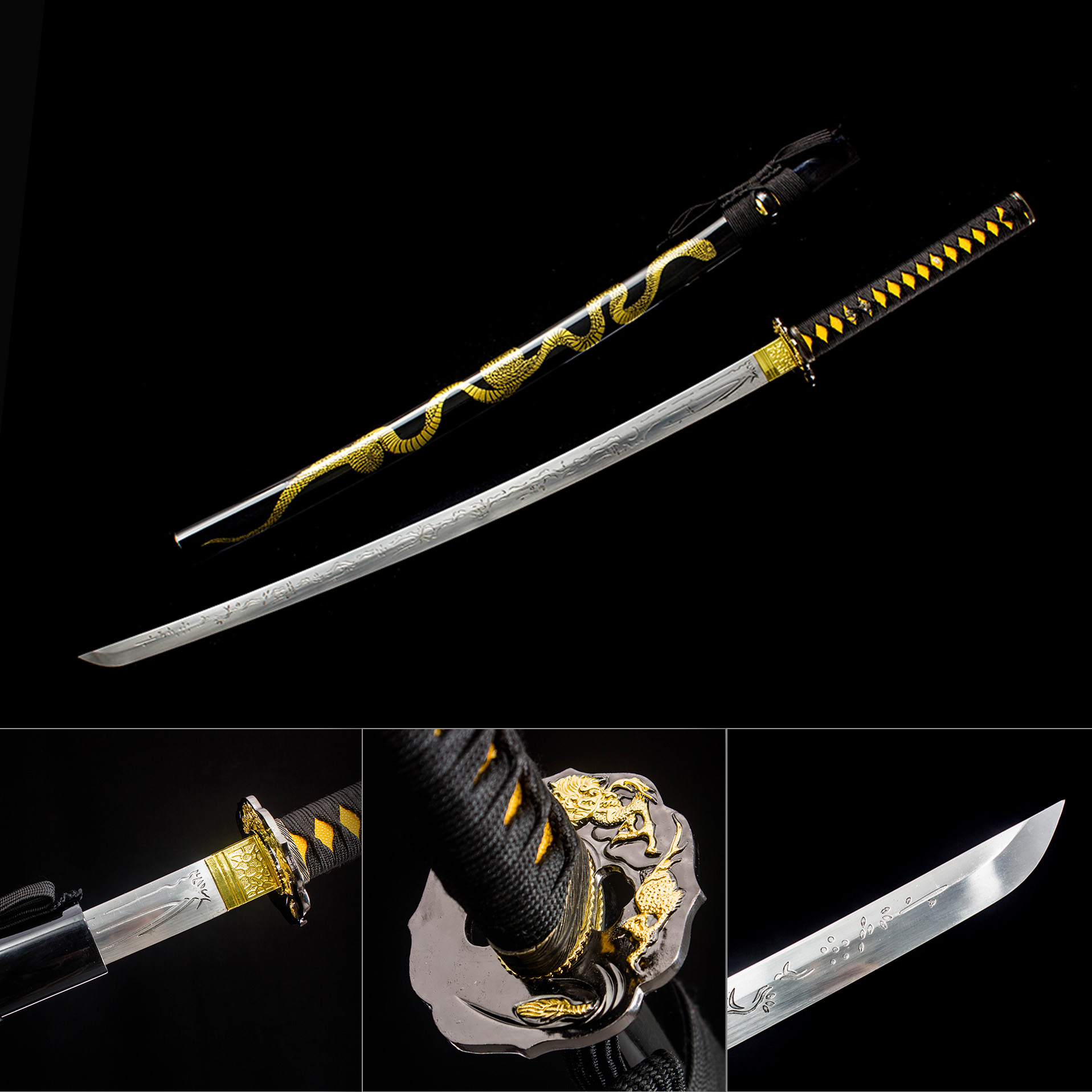 Metal Echo – Metal Element Katana Sword-KAGEFORGE5