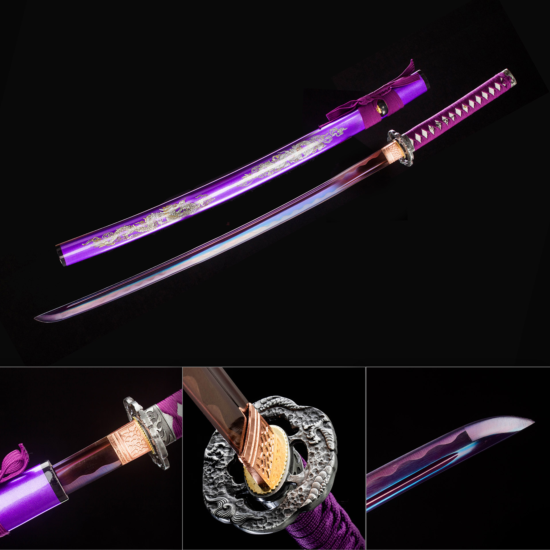 Mist Flow  – Water Element Katana Sword-KAGEFORGE5