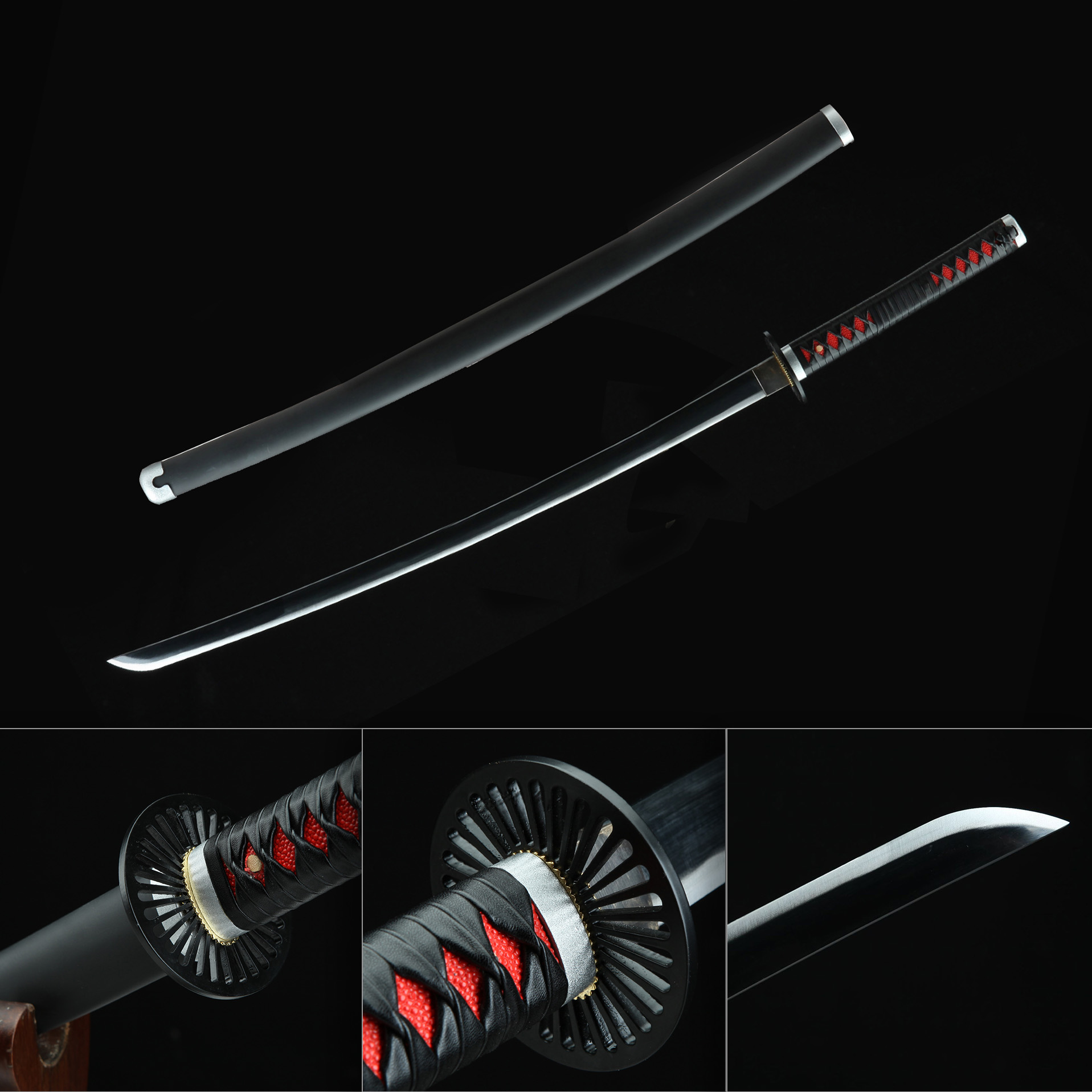 Sun Ember – Fire Element Katana Sword-KAGEFORGE5