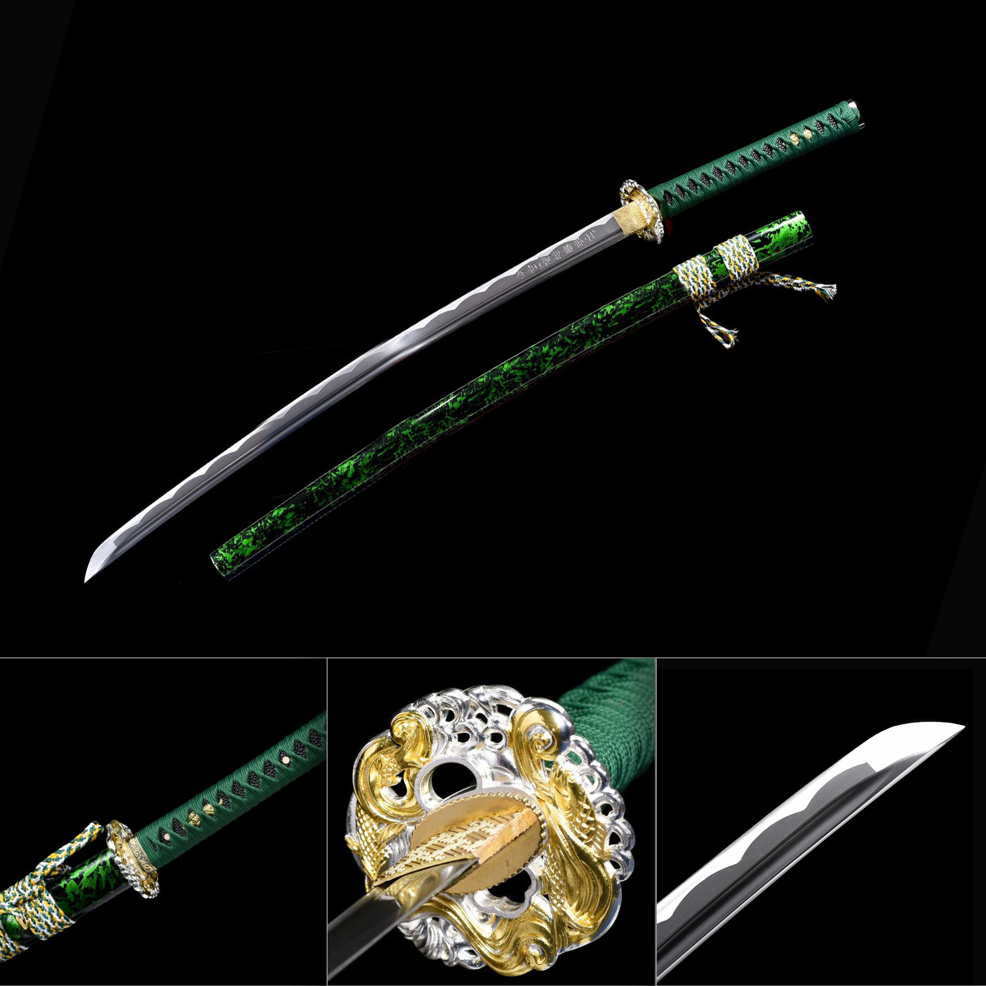 Sprout Light – Wood Element Katana Sword-KAGEFORGE5