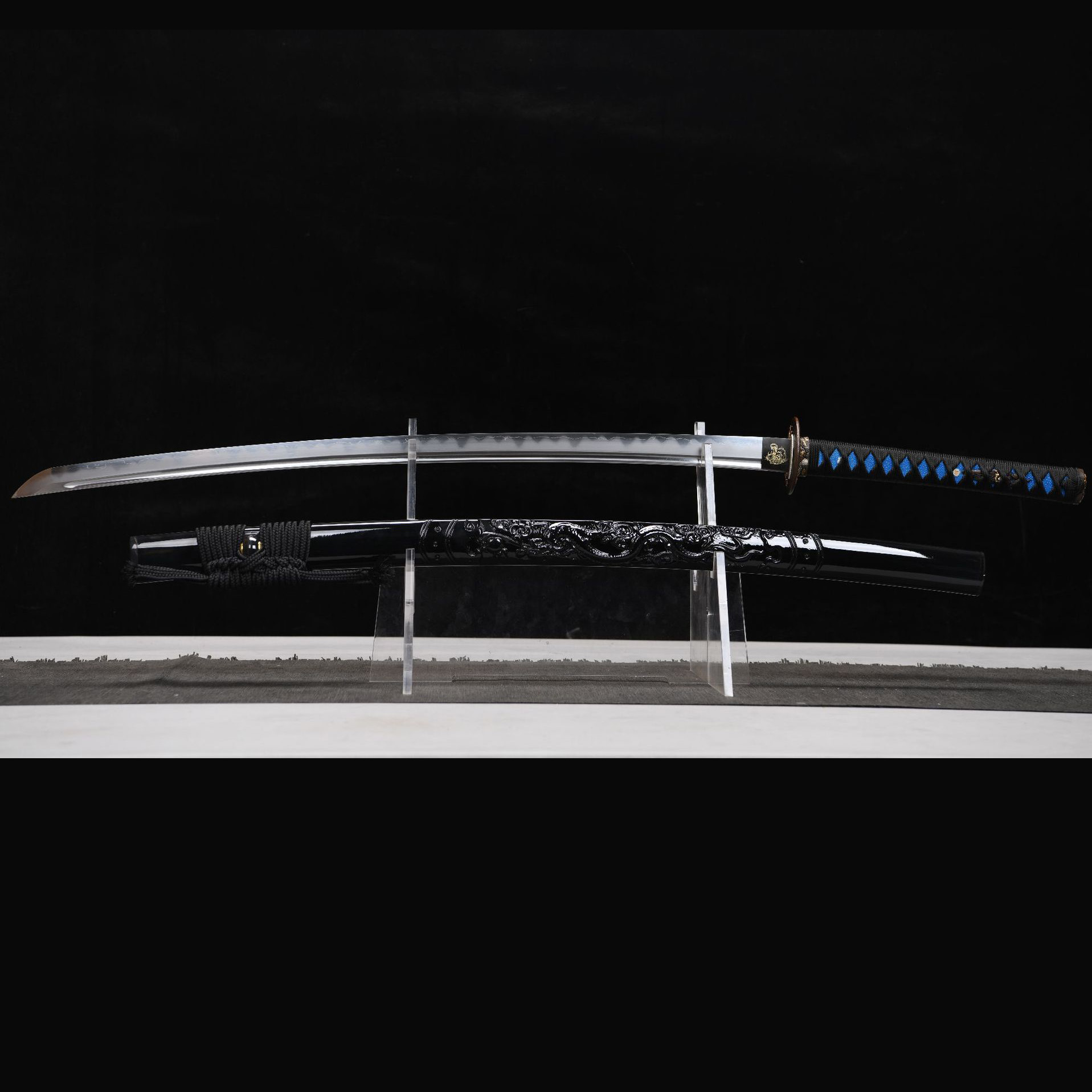 Steel Calm – Metal Element Katana Sword-KAGEFORGE5