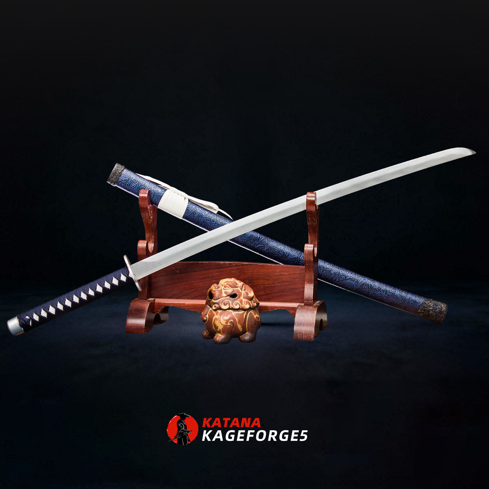 Earth Mind – Earth Element Katana Sword-KAGEFORGE5