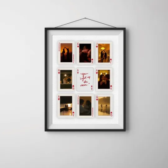 Custom Photo Playing Cards Frame