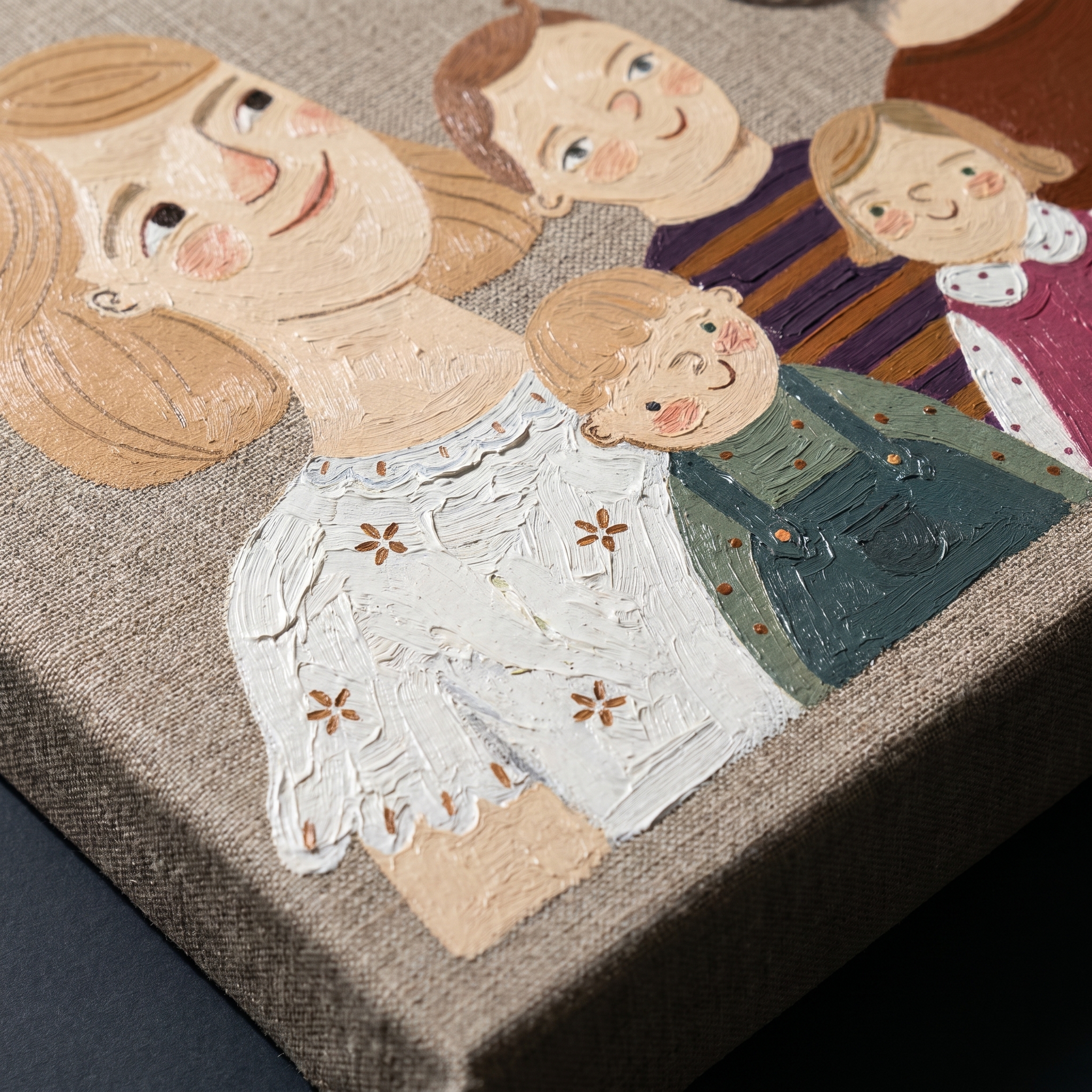 Personalised Hand-Drawn Portrait ✨ Custom Close-Up Illustration Print