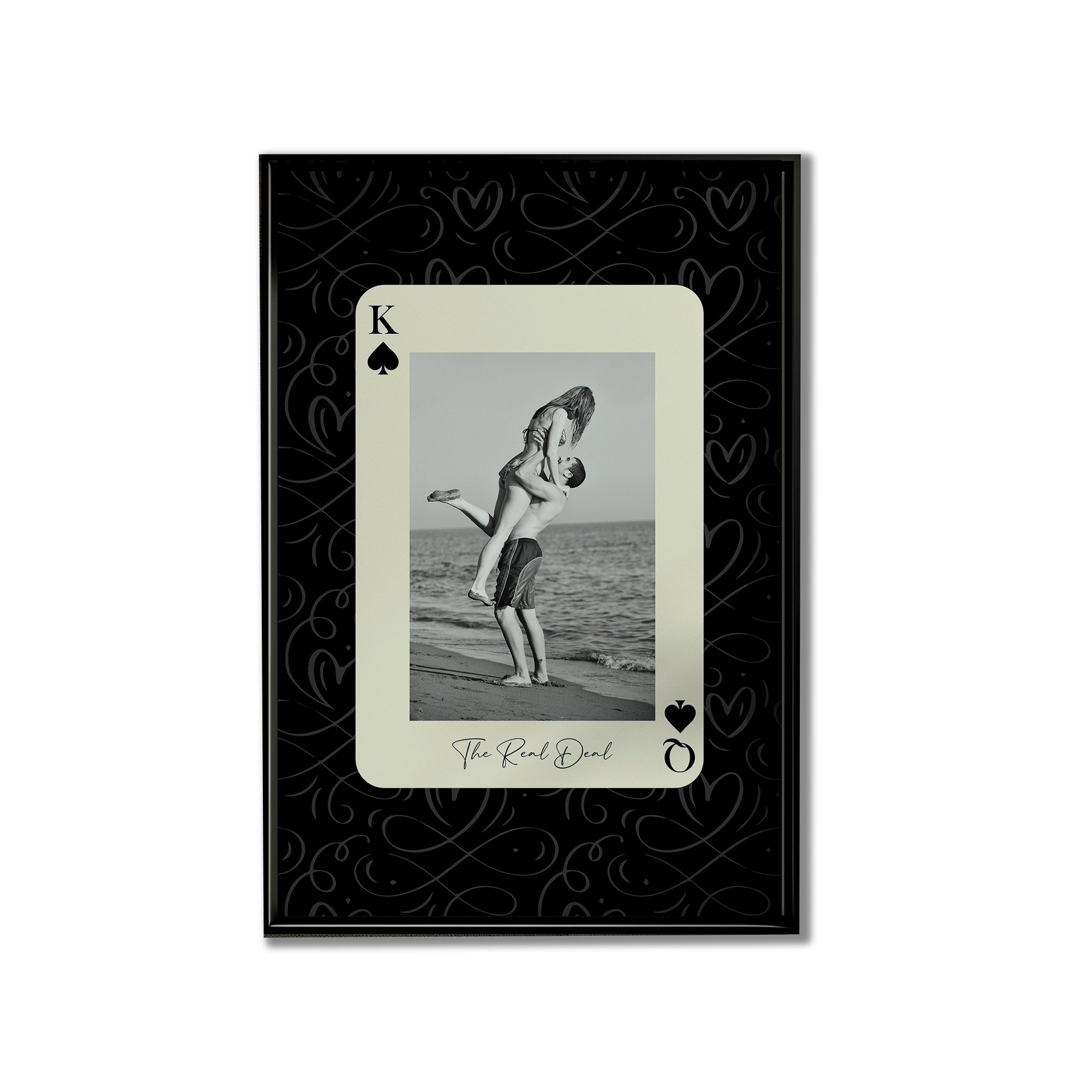 Custom Playing Card Print - Couples Wall Art