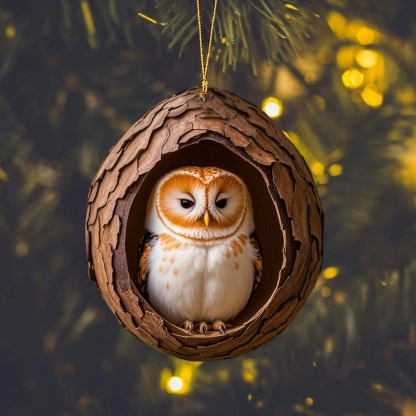 🎁❤️Handmade forest animal Christmas decorations