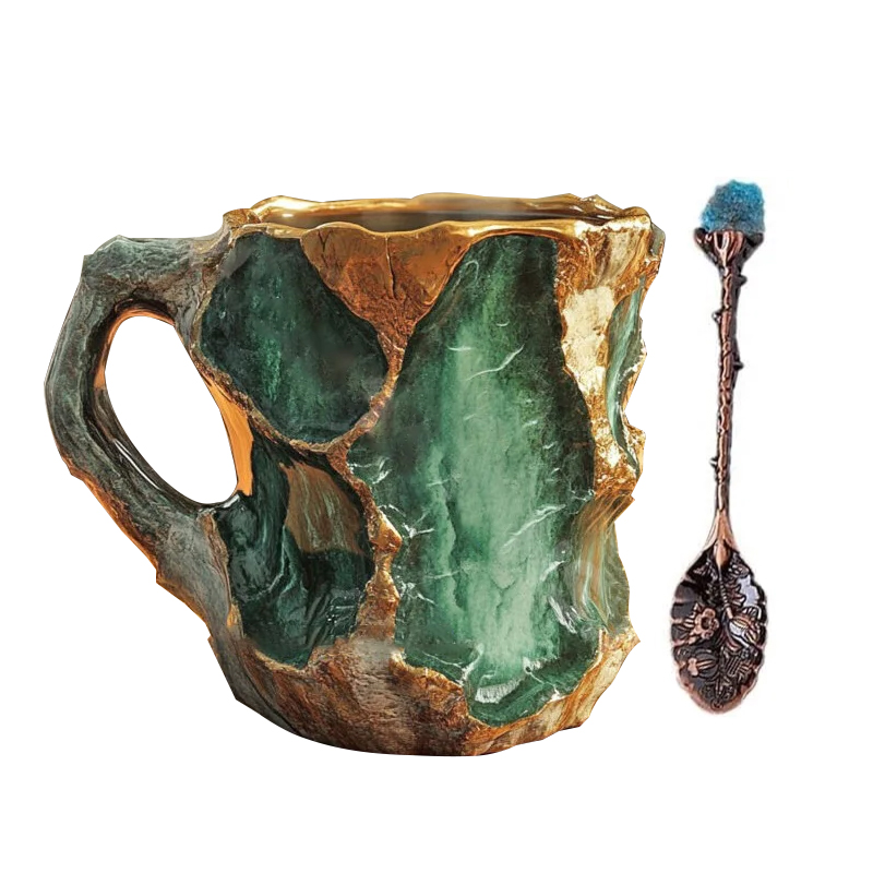 🥃2025 New Gift—BrewCharm Mineral Crystal Coffee Mugs