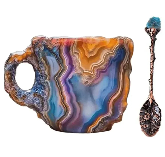 🥃2025 New Gift—BrewCharm Mineral Crystal Coffee Mugs