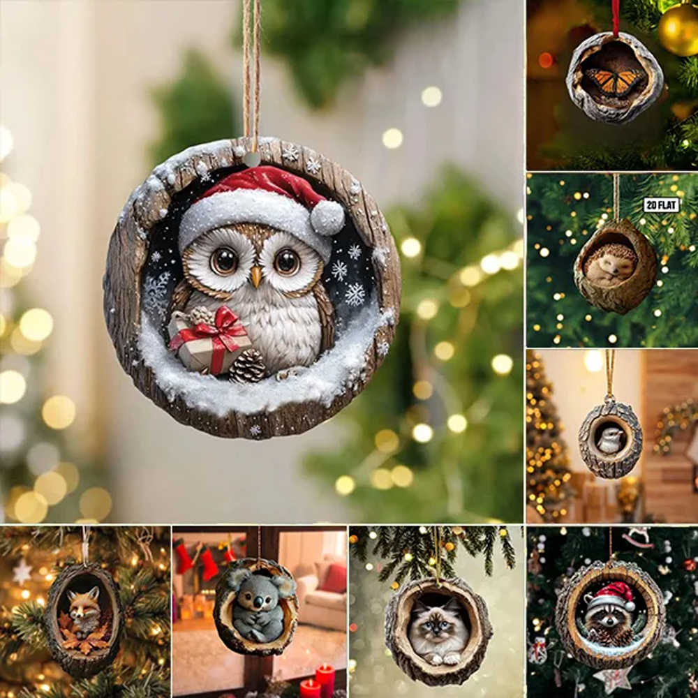 🎅Christmas Hot Sale 55% Off -Handmade animal Christmas decorations