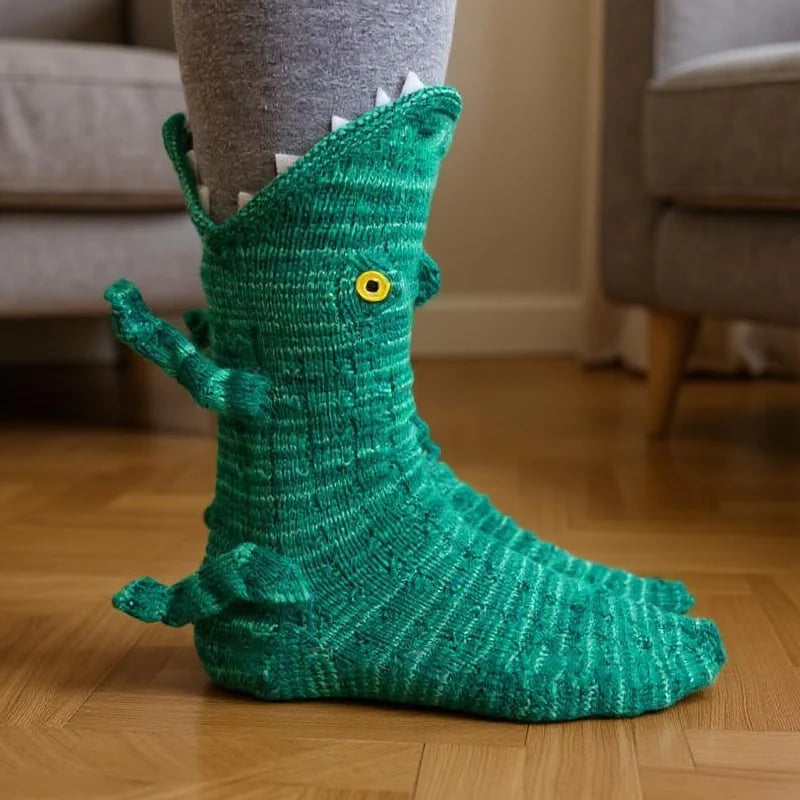 🔥Last Day 49% OFF-2026 Architecturm®3D Knit Animal Socks🧦