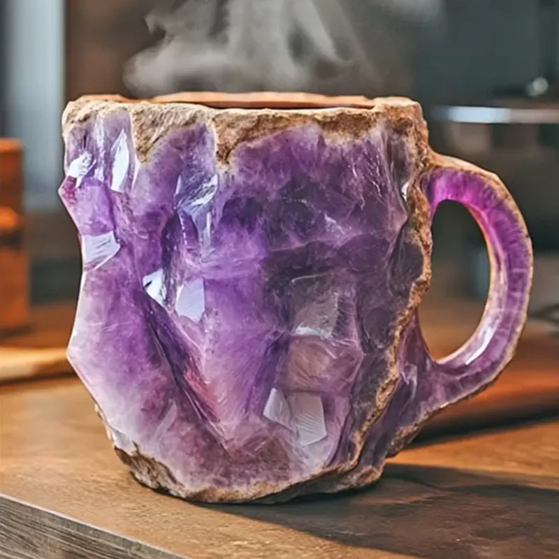 🥃2025 New Gift—BrewCharm Mineral Crystal Coffee Mugs