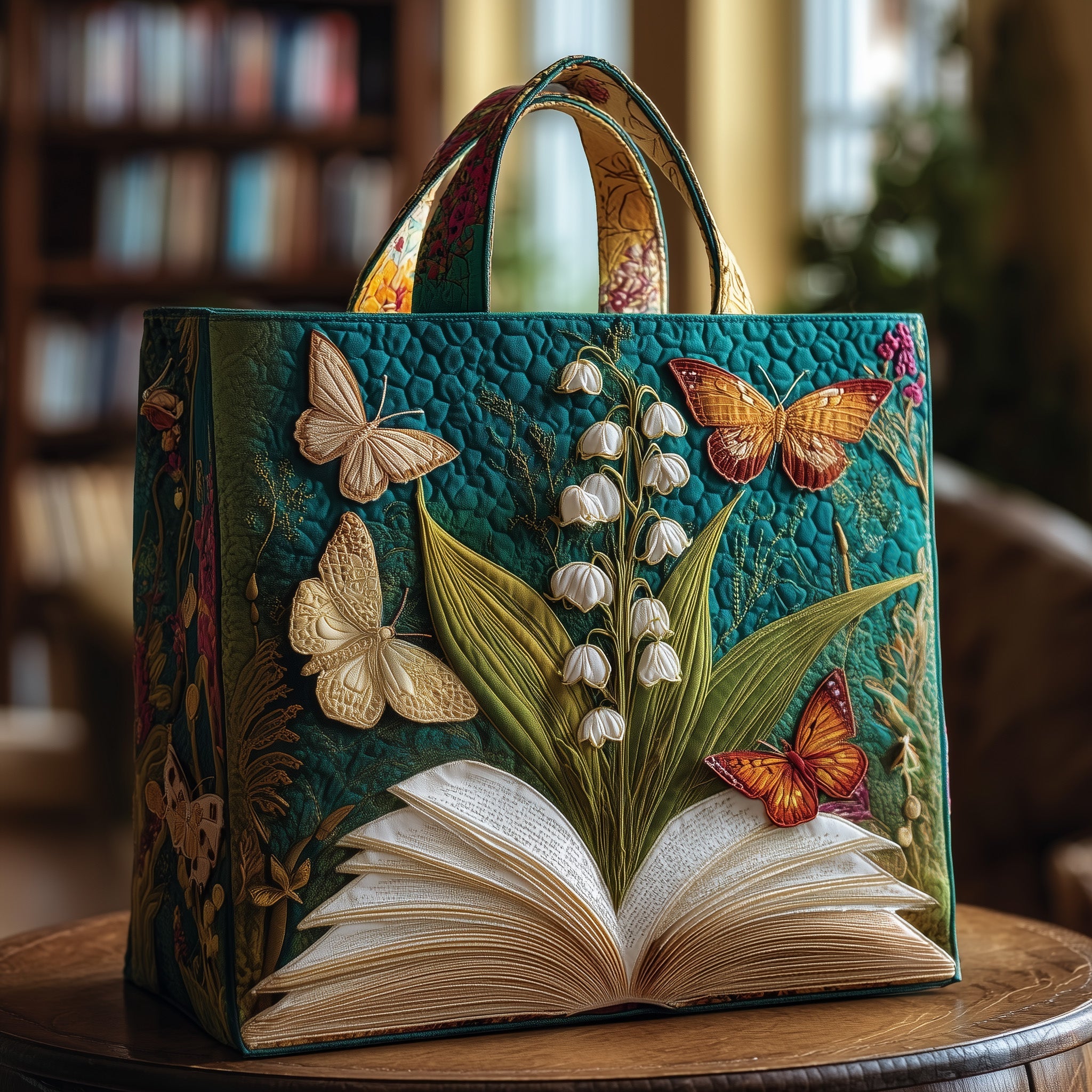 Lily Of The Valley Quilted Tote Bag GFTOMA1925